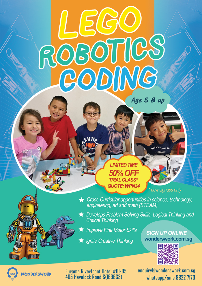 Trial lego robotics stem coding national day 2019 august 2019 promotion age 5 to 13 singapore